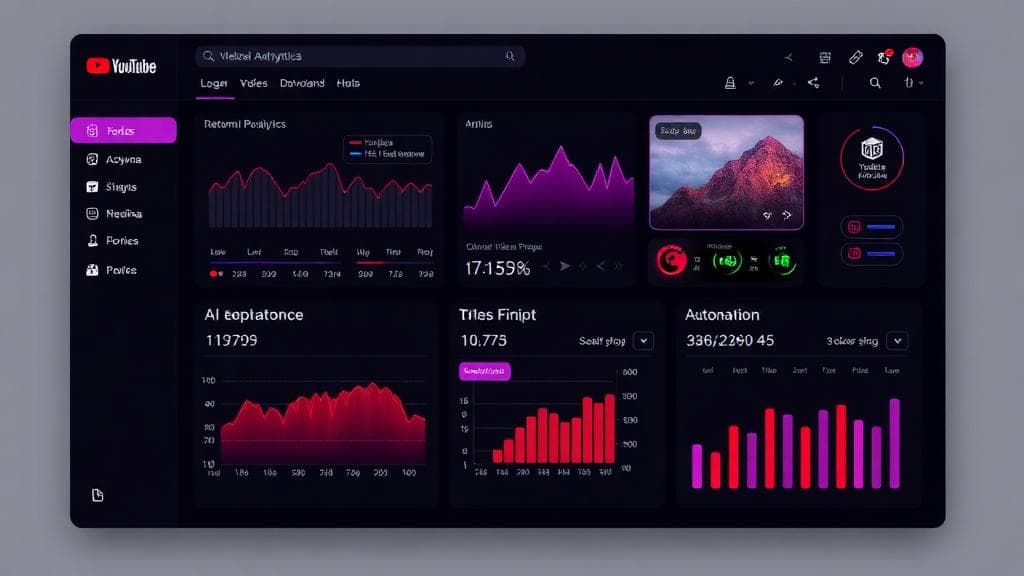 YouTube AI Dashboard Preview